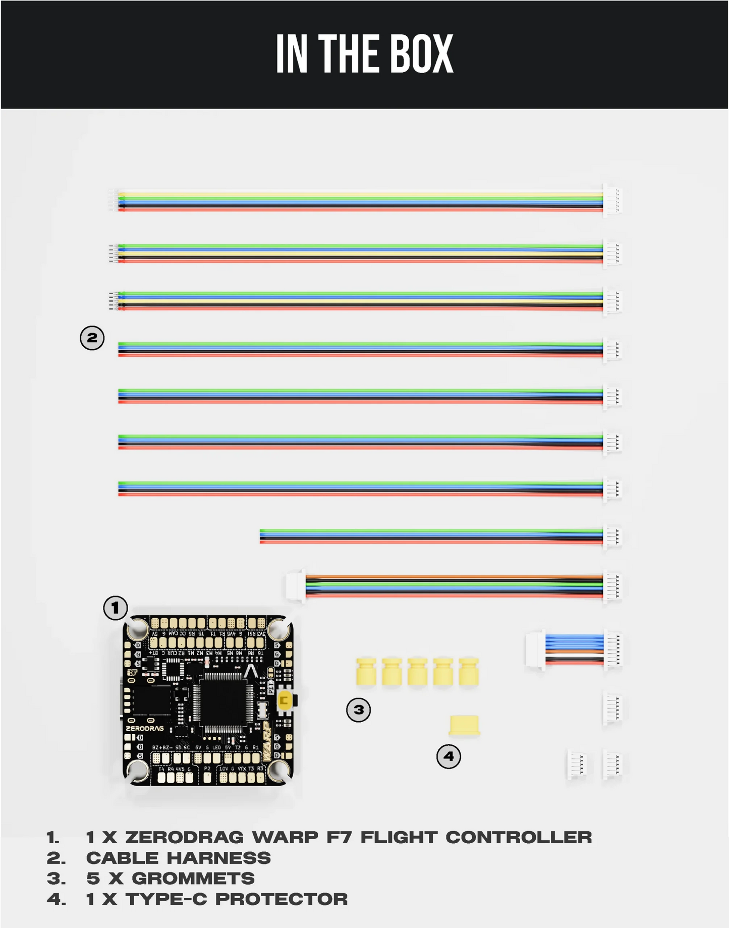 Zerodrag Warp F7 Flight Controller – Fully Solder-Less Design with 12-Month Warranty – Made in India