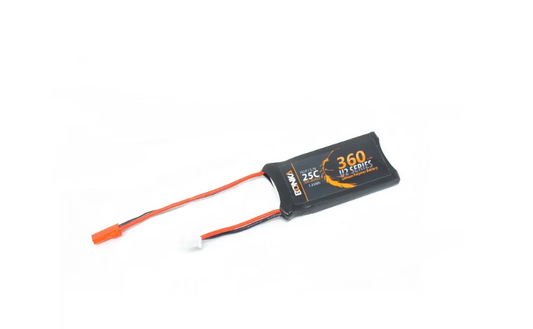 Bonka 3.7V 360mAh 25C 1S Lithium Polymer Battery Pack