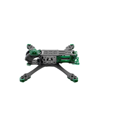 GEP-MK5 O4 Pro Wide X Frame Coral Orange 5 Inch Carbon Fiber FPV Drone Frame Kit