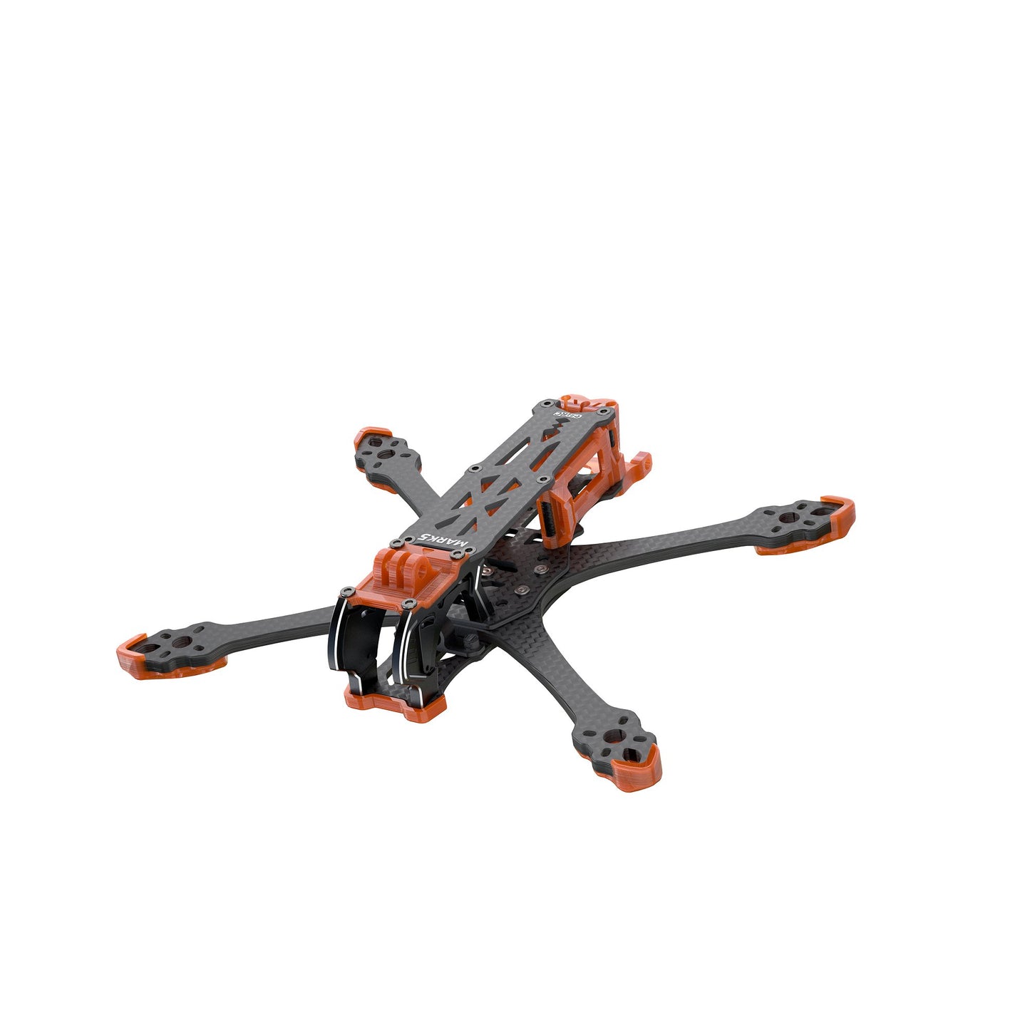 GEP-MK5 O4 Pro Wide X Frame Coral Orange 5 Inch Carbon Fiber FPV Drone Frame Kit