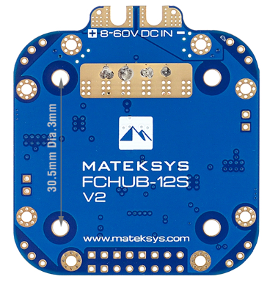 MatekSys PDB FC Hub 12S V2 – Power Distribution Board for FPV & RC Drone