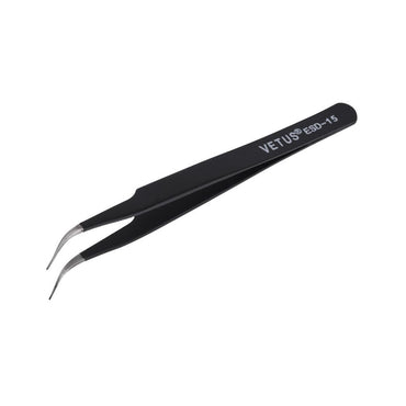 Precision Tweezers Set – Stainless Steel Anti-Static Fine Tip Tweezer for Electronics, PCB Repair & DIY Use