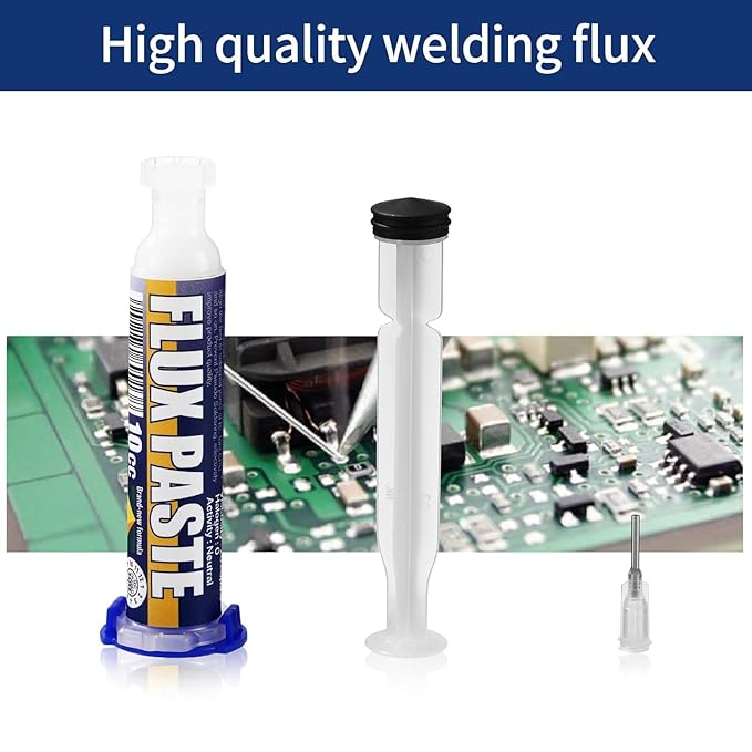 soldering Flux Paste 10mL Syringe – Lead-Free SMD/BGA Micro Soldering Flux