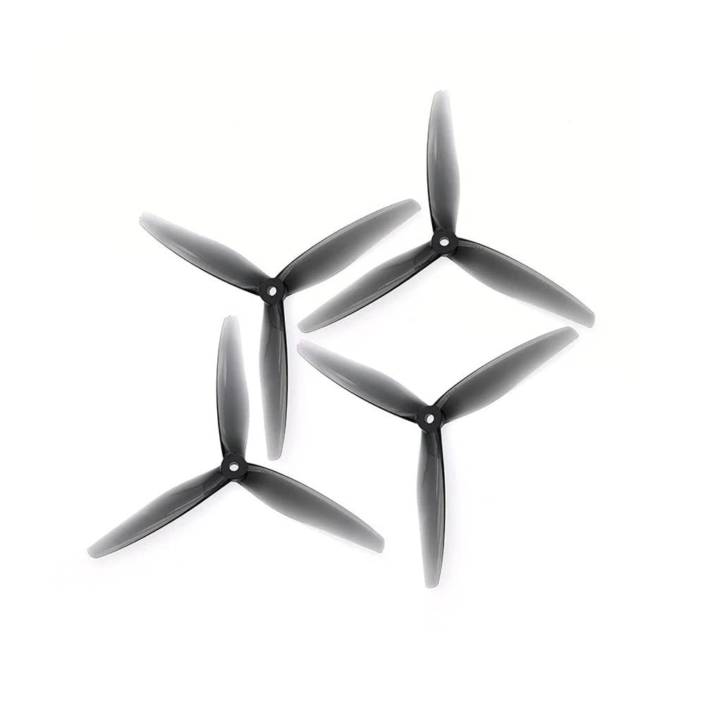 Gemfan Hurricane 7050-3 7-Inch 3-Blade Propellers | High-Pitch Polycarbonate Long-Range & Freestyle FPV Drone Props