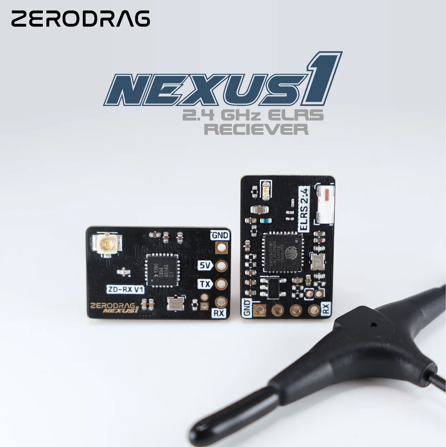 ZeroDrag Nexus Single Antenna Receiver – High Performance FPV & RC Drone RX