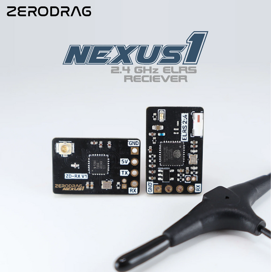 ZeroDrag Nexus Single Antenna Receiver – High Performance FPV & RC Drone RX