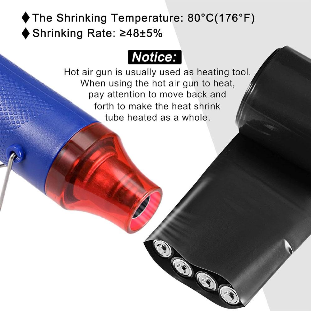 PVC heat shrink Battery Sleeve 230mm For Battery Making / 5 meter