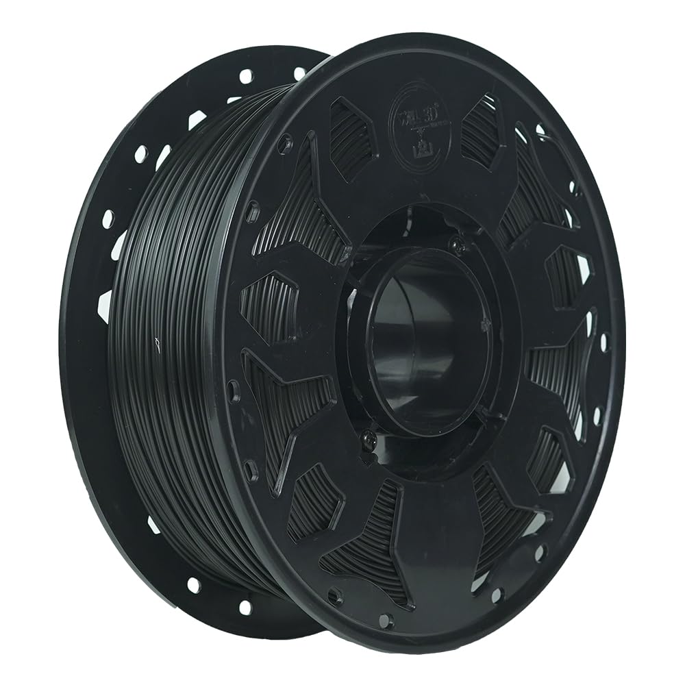 Numakers PLA+ 3D Printer Filament 1.75mm – Pitch Black High Strength Tough Printing Material