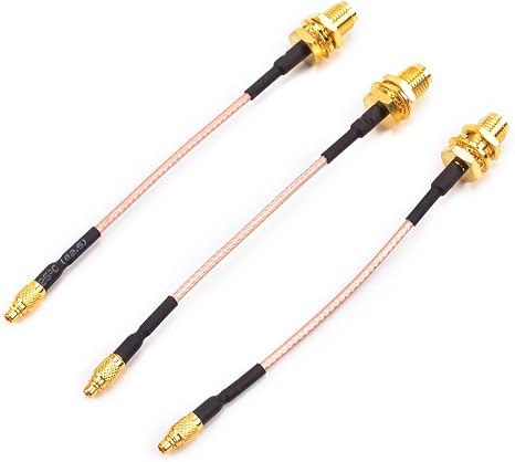 AKK MX06 2pcs Straight MMCX to SMA Pigtail FPV Antenna Connector