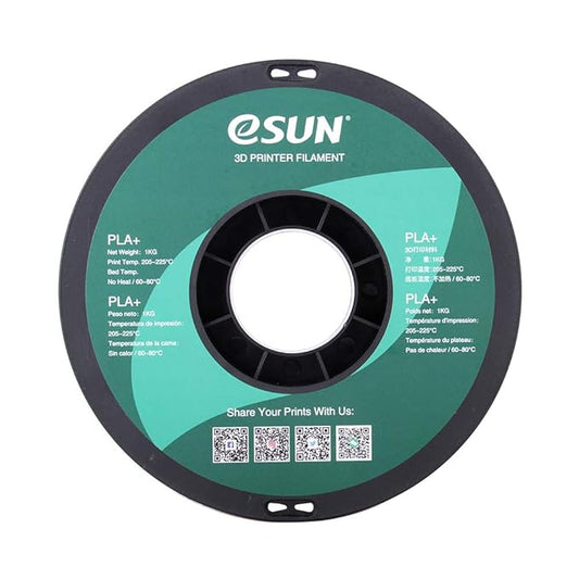 eSUN PLA+ 3D Printer Filament 1.75mm – Black High Strength Tough PLA+ Printing Material