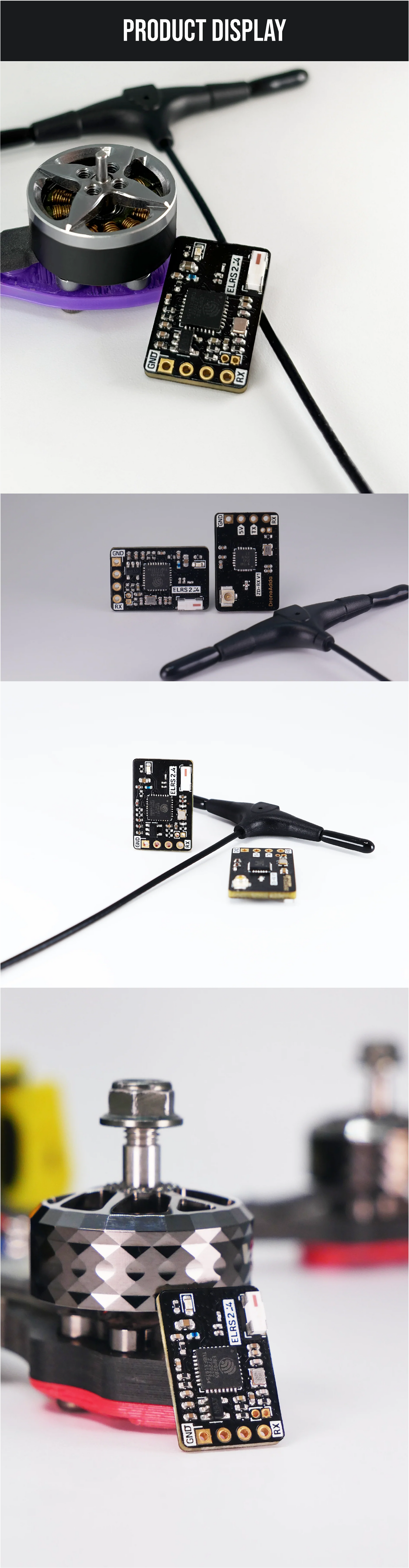 ZeroDrag Nexus Single Antenna Receiver – High Performance FPV & RC Drone RX