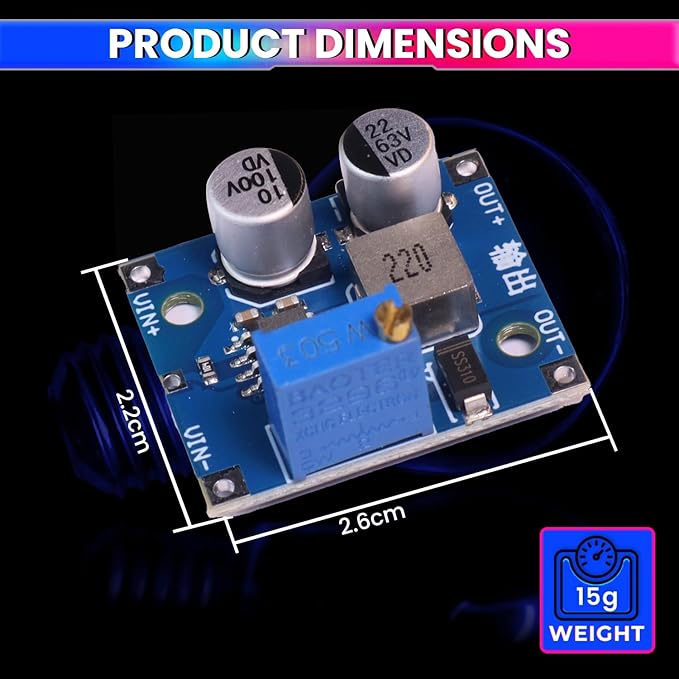 22–63V VT-100 Buck Converter – DC Voltage Step Down Module for Drone, FPV & UAV