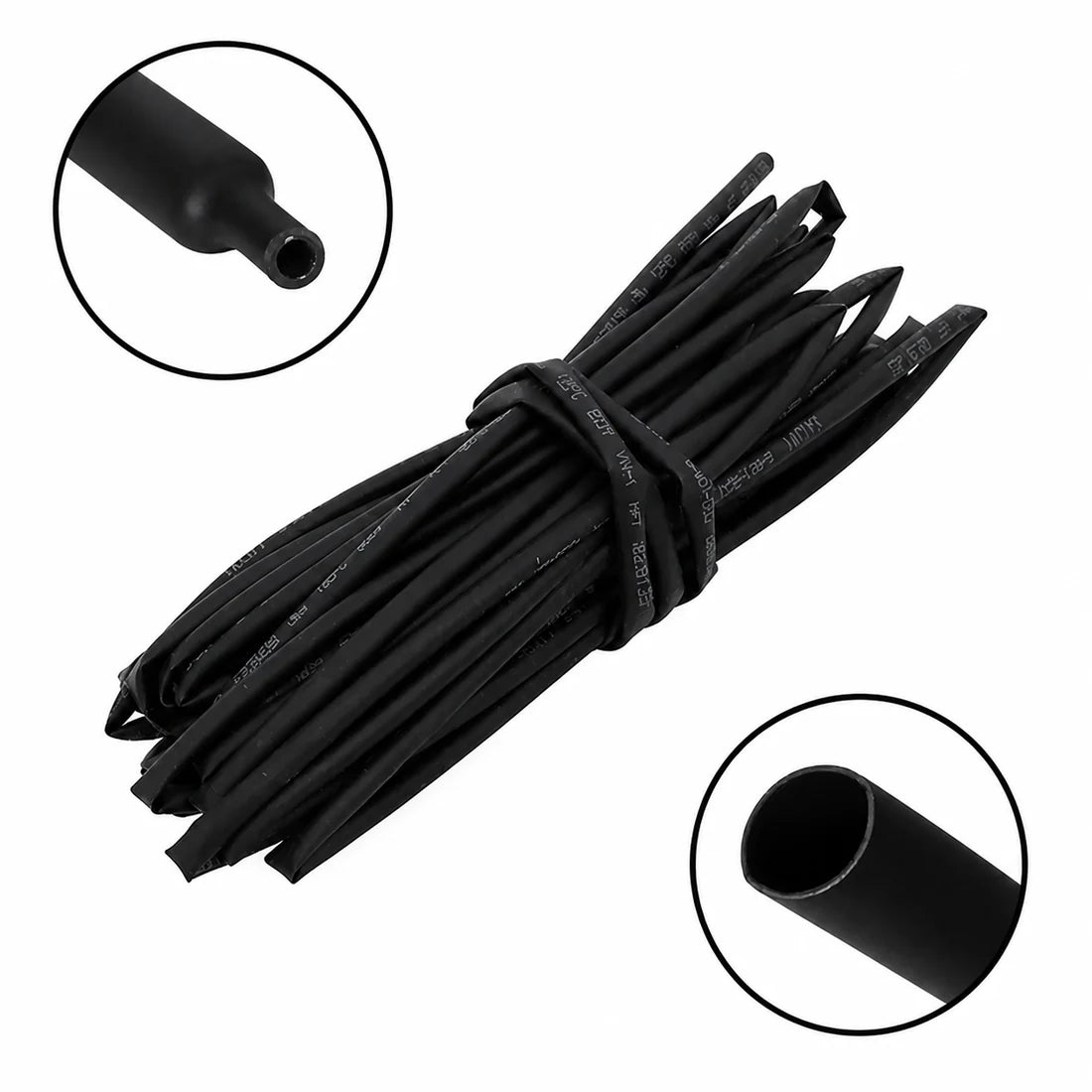 12MM Black Nylon Braided Sleeve – Wire Protection for FPV Drone & UAV