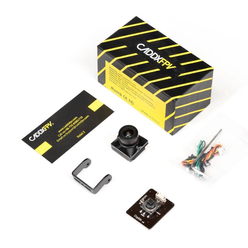 Caddx Ratel 2 Camera – Low Latency FPV Drone Camera for Clear Night & Day Vision