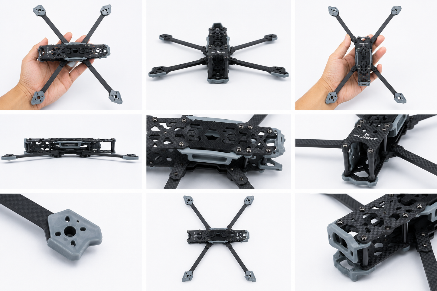 7 Inch Titan DC7 HD Frame – High Performance FPV Drone Frame for Long Range Flying