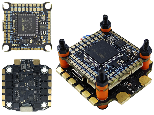 DAKEFPV H743 + BX70A V2 Stack