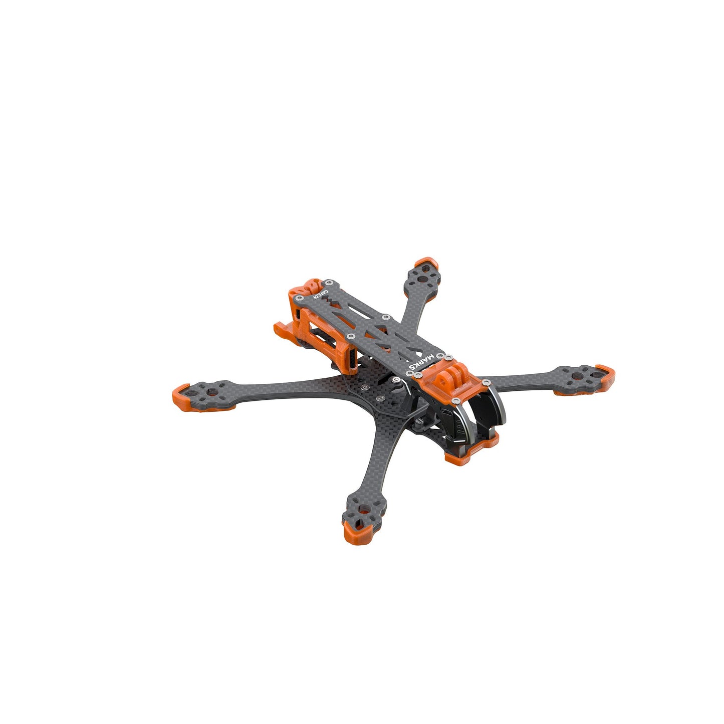 GEP-MK5 O4 Pro Wide X Frame Coral Orange 5 Inch Carbon Fiber FPV Drone Frame Kit