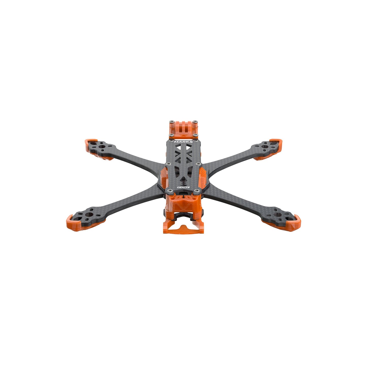 GEP-MK5 O4 Pro Wide X Frame Coral Orange 5 Inch Carbon Fiber FPV Drone Frame Kit
