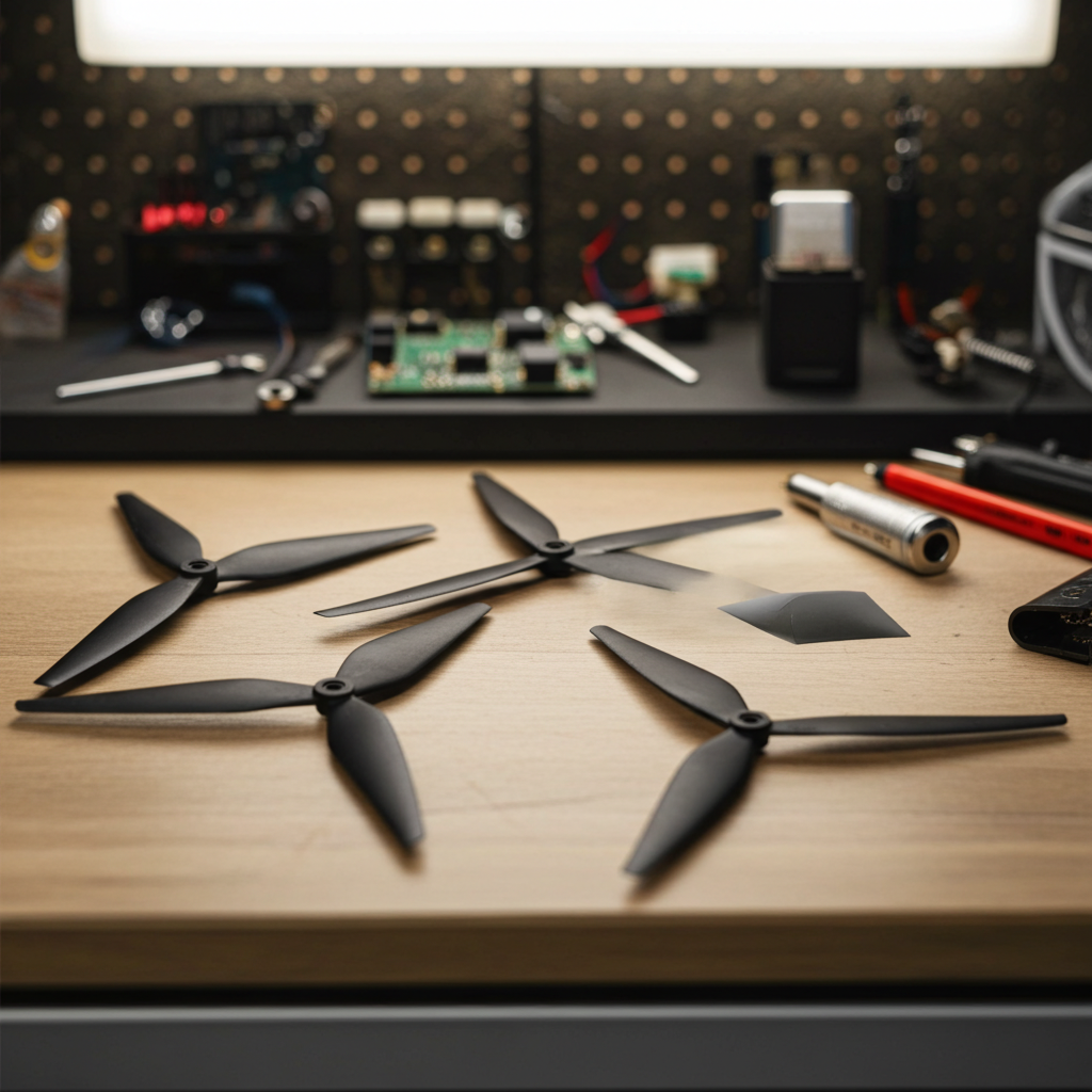 10 Inch Drone Propeller Tri-Blade-High Performance FPV Props (2CCW+2CW)