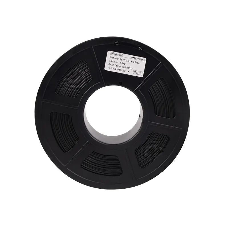 Isanmate PETG Carbon Fiber 3D Printer Filament 1.75mm – High Strength CF Reinforced Engineering Grade Printing Material