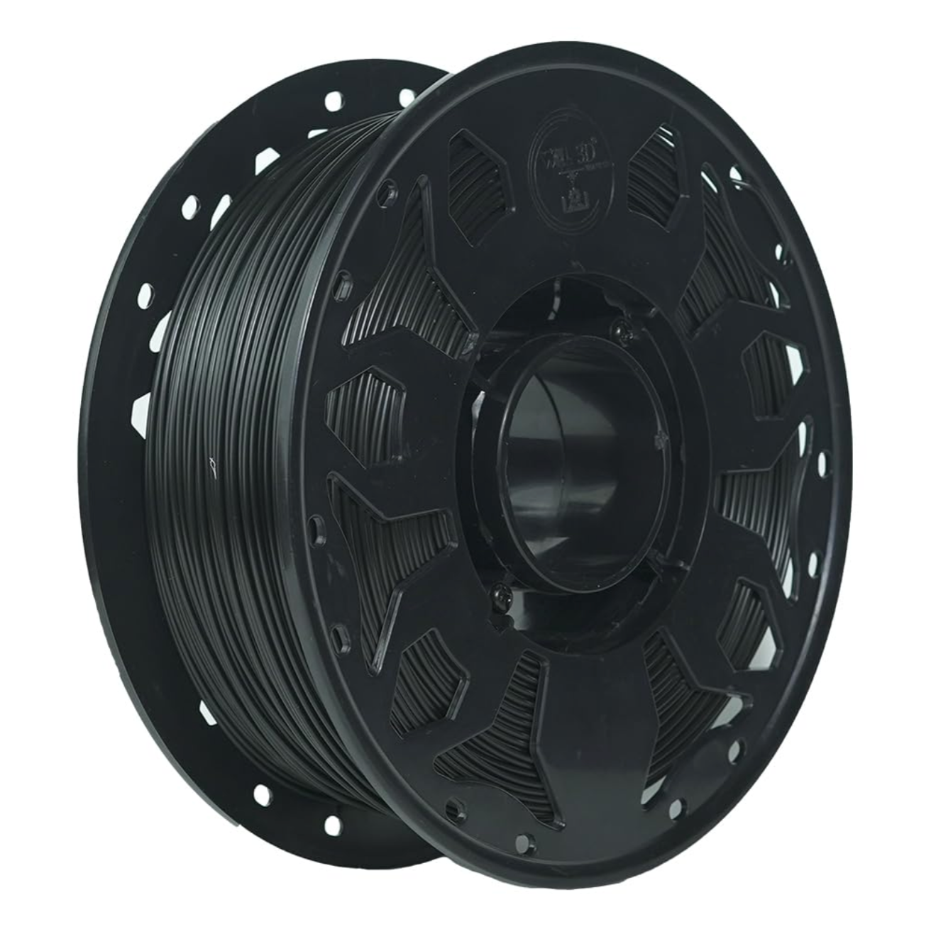 High Strength Pitch Black Numakers PLA+ 3D Printer Filament 1.75mm 1-Packet