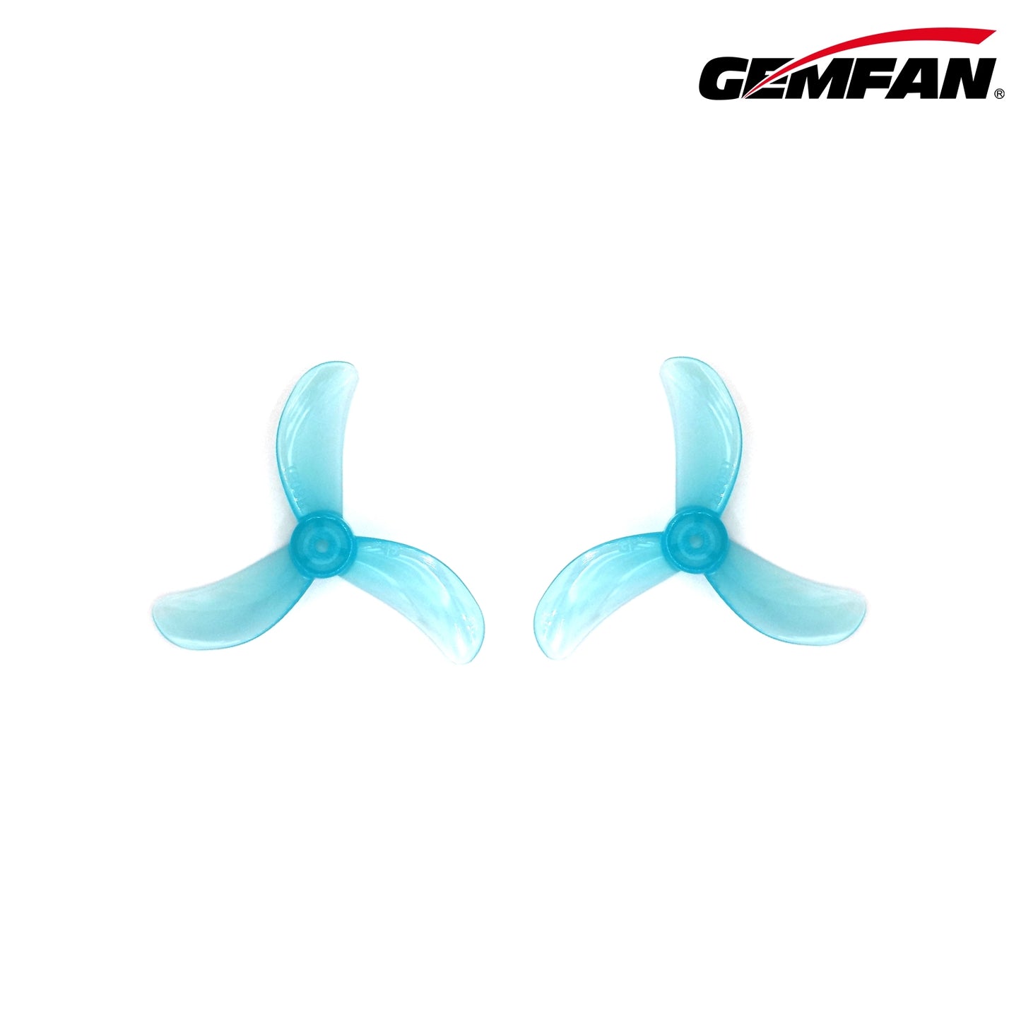 GEMFAN 1608-3 40mm Tri-Blade Propellers (Pack of 8, 4CW+4CCW)