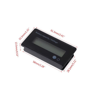 GY-6GS Digital Battery Capacity Indicator | 12V-84V Power Display Meter