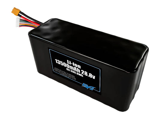 Li-ion 13500mAh 8S3P 28.8v High-Capacity Battery Pack for FPV Drones, UAV & DIY