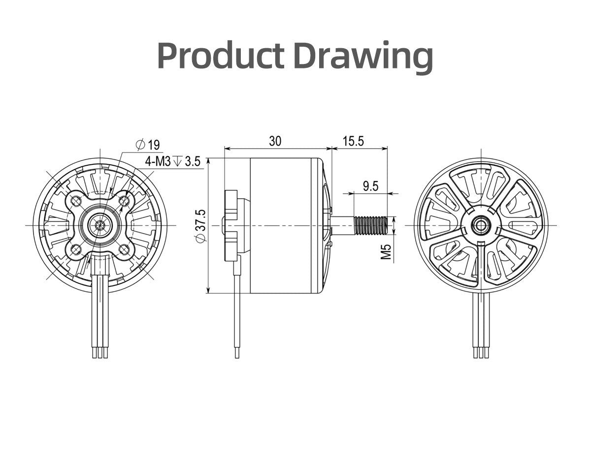 EM3115 900KV Motor